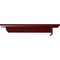 Ekena Millwork Heaton Hidden Support Steel Bracket w/ 8" Support Depth, Hammered Bright Red 3"W x 12"D x 2"H BKTM03X12X02HEHRE - alternate 9